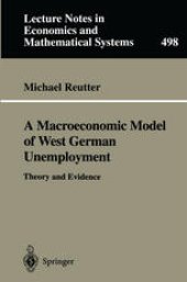 book A Macroeconomic Model of West German Unemployment: Theory and Evidence