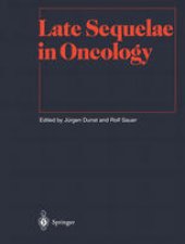 book Late Sequelae in Oncology