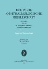 book Auge und Immunologie