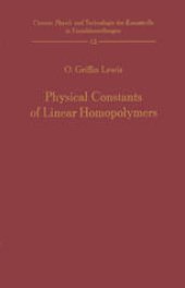 book Physical Constants of Linear Homopolymers