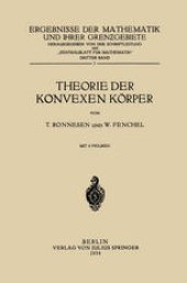 book Theorie der Konvexen Körper