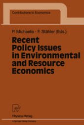 book Recent Policy Issues in Environmental and Resource Economics