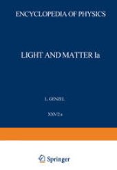 book Light and Matter Ia / Licht und Materie Ia