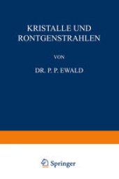 book Kristalle und Röntgenstrahlen