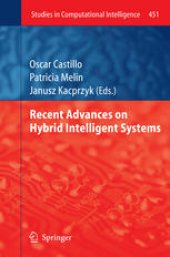 book Recent Advances on Hybrid Intelligent Systems