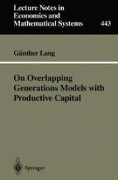 book On Overlapping Generations Models with Productive Capital