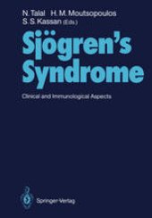 book Sjögren’s Syndrome: Clinical and Immunological Aspects