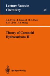 book Theory of Coronoid Hydrocarbons II