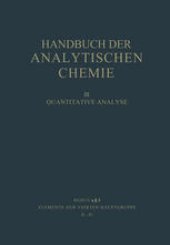 book Elemente der Vierten Hauptgruppe II · IV Germanium · Blei