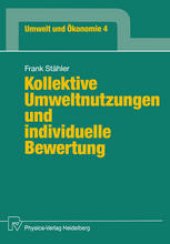 book Kollektive Umweltnutzungen und individuelle Bewertung