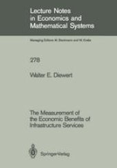 book The Measurement of the Economic Benefits of Infrastructure Services