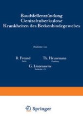 book Bauchfellentzündung Genitaltuberkulose Krankheiten des Beckenbindegewebes