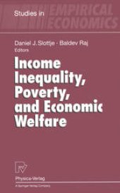 book Income Inequality, Poverty, and Economic Welfare