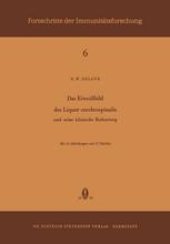 book Das Eiweissbild des Liquor Cerebrospinalis und Seine Klinische Bedeutung