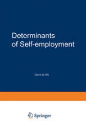 book Determinants of Self-employment