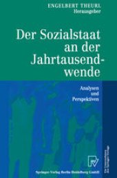 book Der Sozialstaat an der Jahrtausendwende: Analysen und Perspektiven