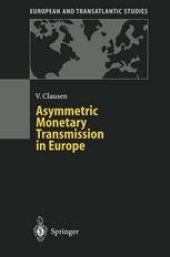 book Asymmetric Monetary Transmission in Europe