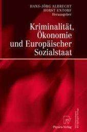 book Kriminalität, Ökonomie und Europäischer Sozialstaat