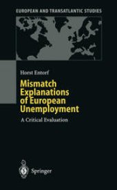 book Mismatch Explanations of European Unemployment: A Critical Evaluation