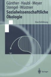 book Sozialwissenschaftliche Ökologie: Eine Einführung