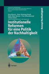 book Institutionelle Reformen für eine Politik der Nachhaltigkeit