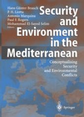 book Security and Environment in the Mediterranean: Conceptualising Security and Environmental Conflicts