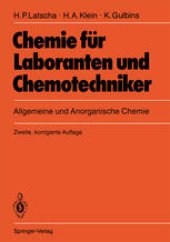 book Chemie für Laboranten und Chemotechniker: Allgemeine und Anorganische Chemie