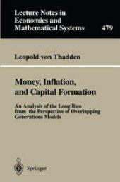 book Money, Inflation, and Capital Formation: An Analysis of the Long Run from the Perspective of Overlapping Generations Models