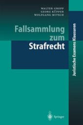 book Fallsammlung zum Strafrecht