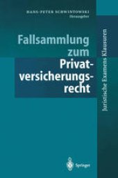 book Fallsammlung zum Privatversicherungsrecht