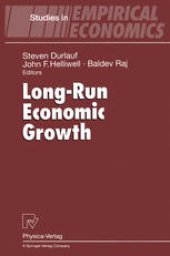 book Long-Run Economic Growth