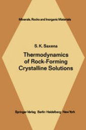 book Thermodynamics of Rock-Forming Crystalline Solutions