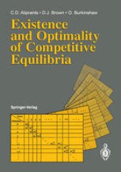 book Existence and Optimality of Competitive Equilibria