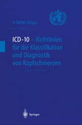 book ICD-10 - Richtlinien für die Klassifikation und Diagnostik von Kopfschmerzen