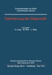 book Optimierung der Diagnostik