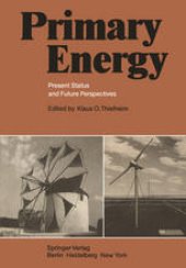book Primary Energy: Present Status and Future Perspectives