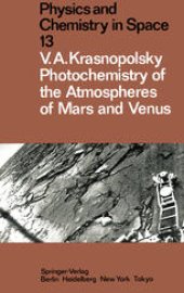 book Photochemistry of the Atmospheres of Mars and Venus