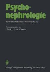 book Psychonephrologie: Psychische Probleme bei Niereninsuffizienz