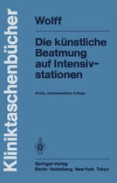 book Die künstliche Beatmung auf Intensivstationen