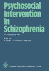 book Psychosocial Intervention in Schizophrenia: An International View