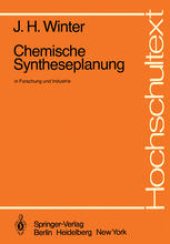 book Chemische Syntheseplanung in Forschung und Industrie