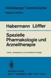 book Spezielle Pharmakologie und Arzneitherapie