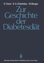 book Zur Geschichte der Diabetesdiät
