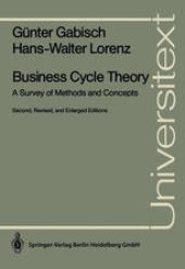 book Business Cycle Theory: A Survey of Methods and Concepts