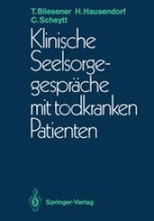 book Klinische Seelsorgegespräche mit todkranken Patienten