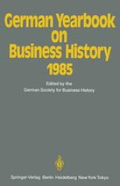 book German Yearbook on Business History 1985