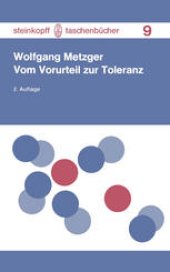 book Vom Vorurteil zur Toleranz