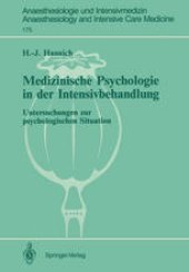 book Medizinische Psychologie in der Intensivbehandlung: Untersuchungen zur psychologischen Situation