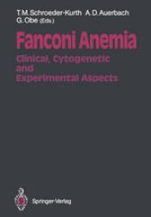 book Fanconi Anemia: Clinical, Cytogenetic and Experimental Aspects