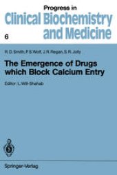 book The Emergence of Drugs which Block Calcium Entry